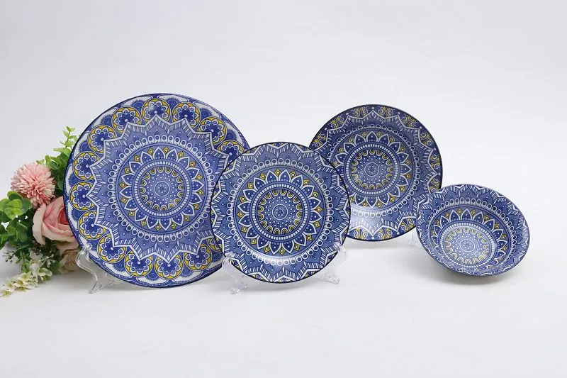 Set de veselă boemă din ceramică