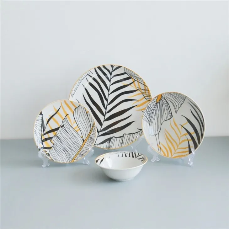 Set de tacâmuri ceramice simple din fabrică cu ridicata