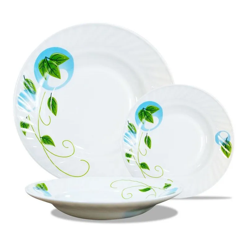 Placă cu decal din sticlă opală