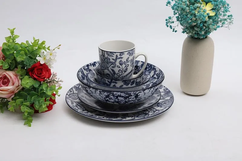 Veselă rotundă din ceramică