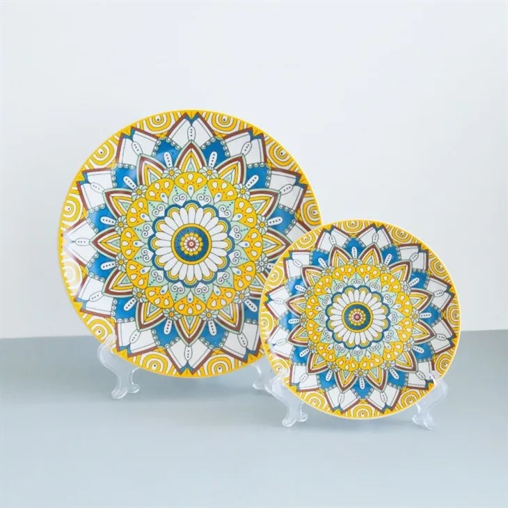 Personalizare 12/18 /24 PCS Set de cină ceramică rotundă